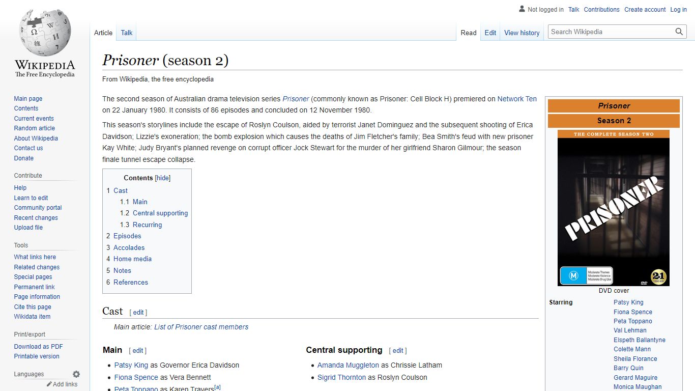 Prisoner (season 2) - Wikipedia